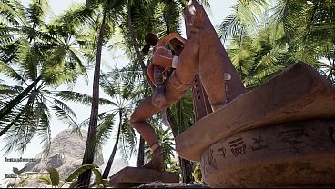 Image Lara Croft's secret fetish turned into pregnancy from this mysterious statue