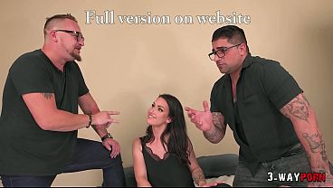 Image 3-Way Porn - A Busty Babe gets DP and Anal by 2 Big Cocks in a Threesome
