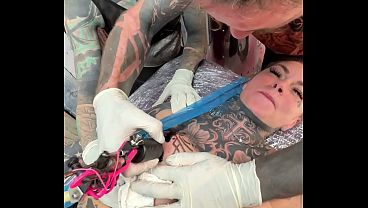 Image Tattooeed and Piercings Titty Tattoo Session Turns Into Wild Anal Ride