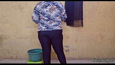 Image Indian hot big ass girl fucked while working in home
