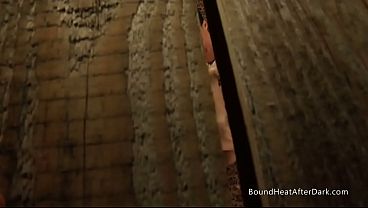 Image Sensual Lesbian Slave In Bondage Masturbates And Orgasms Sniffing Panties
