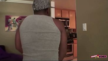 Image Blonde MILF just loves getting her fill with these two black cocks