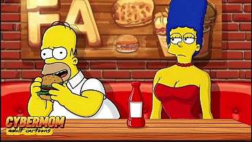 Image Top-10 Cheating Marge Simpson. Best Cartoon Compilation. Porn Parody Animation