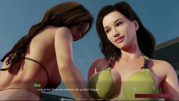 Image Away From Home 2 - Chiloe Giving Blowjob to Liam and stopped it before he cum in the bathroom
