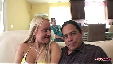 Image Danny and blonde MILF Savanna have no qualms about fucking in front of her hubby