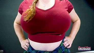 Image Gwen Busty Tattooed Blonde Eager Rimjob Messy BJ Passionate Swallow!