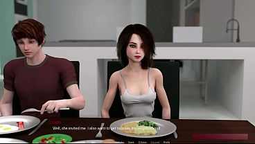 Image Away From Home 4 Liam and Eva Intimate Massage Scene Visual Novel Gameplay
