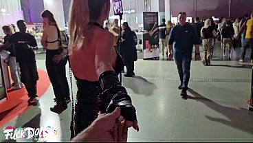 Image ANAL SLUT Stella Scandic 0% PUSSY rough ass destruction by random guy picked up among fans at Erotic Expo