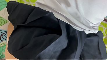 Image POV Latina de culo enorme sale del instituto a descansar y su padrastro cachondo le clava la verga directo en el co&ntilde_o