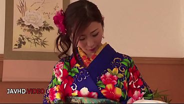 Image Asian MILF Gives Spectacular Blowjob While Wearing Kimono On Cam Show