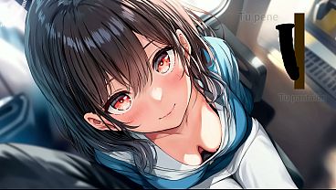 Image JOI HENTAI - Traviesa te masturba en el tren japon&eacute_s. Voz espa&ntilde_ola.