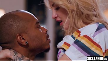 Image Cocky and confident teen hardcore sex with her new big black cock stepdad