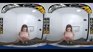 Image VIRTUAL PORN - Sexy Lucky Anne Catches You Peeking And Demands A Sudsy Rubdown Before Wild, Multi-Position Sex