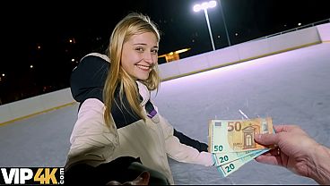 Image VIP4K. Funky Town got caught at a public skating rink and got fucked