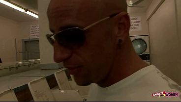 Image Racy blonde MILF makes a horny bald guy cum his soul out with her pussy