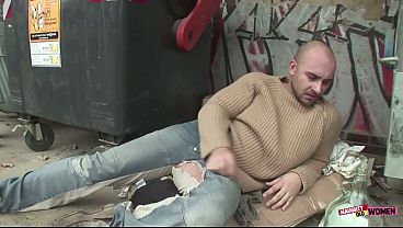 Image A guy dreams about plunging his cock deep inside two brunettes pussies