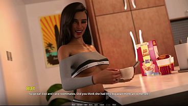 Image Dominos Beach 14 Riley Discovers John and Zoe Secret Night Story Visual Novel Gameplay