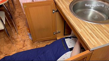 Image Called The Plumber To Fix My Sink, He Fucked My Ass Instead