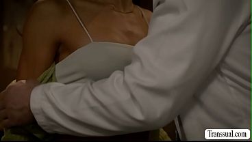 Image Fucking my eager TS patient late at night