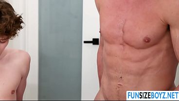 Image Twink renter bareback fucked by two big cock