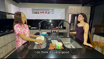 Image El Momento M&aacute_s Caliente: Mi Mejor Amigo Follando a Mi Mejor Amiga en la Cocina Mientras Yo Hablaba Sin Saber Nada