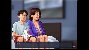 Image My Horny Stepmom Comes to My Room at Night and Asked Me to Impregnate Her - Summertime Saga Ep 17