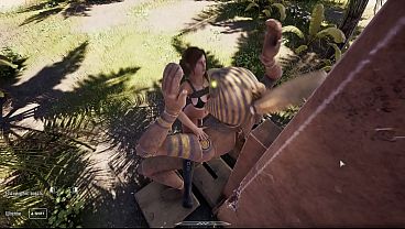 Image She awakened true evil and now she is being fucked by the statue's stone penis