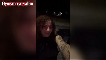 Image motorista de UBER fode a puta novinha sadafa na rua