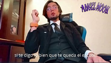 Image POV: Es el D&iacute_a de la Secretaria y tu Jefe te llama a su oficina para darte un aumento | Porno para mujeres | Subtitulado al espa&ntilde_ol.