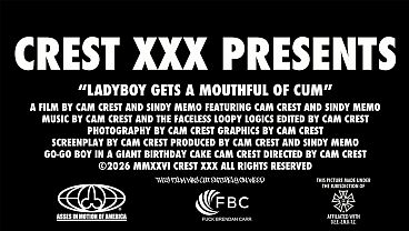 Image Ladyboy Gets a Mouthful of Cum 4