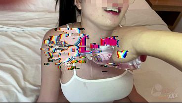 Image Asian Glasses Babe Teen Oiled up for massage fuck