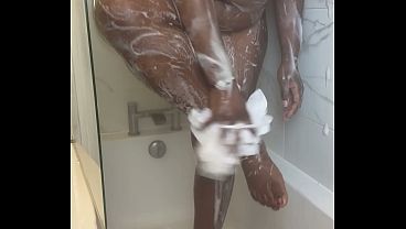 Image Spying on Kya in the shower