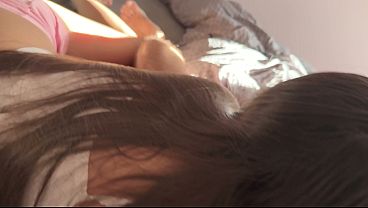 Image Naughty Step Sis Masturbates on Stepbrother's Big Dick Right in Front of Him and He Couldn't Resist to Fuck Her Hard
