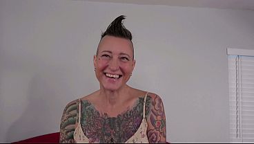 Image Desperate Amateurs hot milf Kimmy rides the saddle before getting gangbanged hard. Next its bit tit Christina's turn for some big thick bbc action