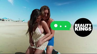 Image REALITY KINGS - Stunning Kendra Sunderland&rsquo_s Big Natural Tits And Wet Pussy Get Worshipped By Mazee