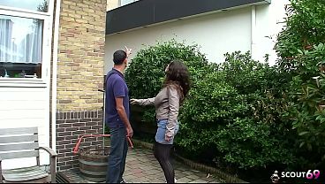 Image Big Ass Nymphomaniac Mature Bitch Pick Up and seduce to CFNM no condom outdoor Fuck