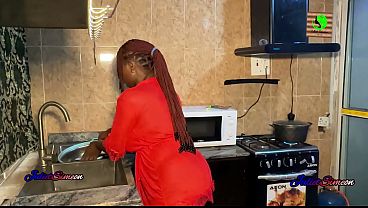 Image Madam of the house was sexually touched in the kitchen.