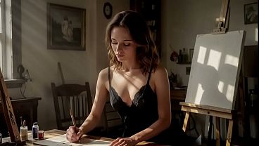 Image I fucked my friend's girlfriend with the big ass in her art studio while he went to get us some coffee[AI]