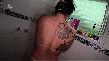 Image Rebecca Santos se prepara para mais uma cena de anal intenso