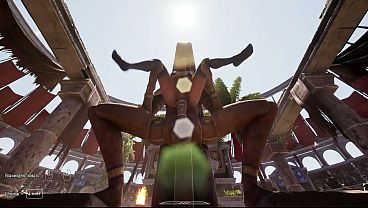 Image Lara Croft's ass was destroyed by a giant penis of an awakened statue 3D animation hentai game