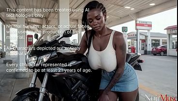 Image Pretty black girls let anyone who beats them in a race fuck them[AI]