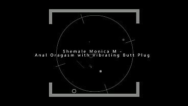 Image Shemale Monica M - Anal Orgasm with Vibrating Butt Plug