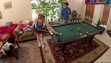 Image Stepsiblings messing around in the living room get horny and fuck