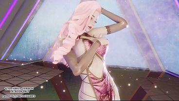 Image [MMD]  MINNIE - Cherry Sky - Seraphine Sexy Kpop Dance League of Legends Hentai Uncensored 4K 60FPS