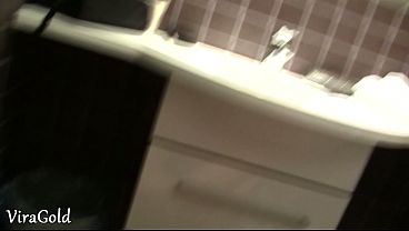 Image Home sex in the toilet and creampie in wet pussy