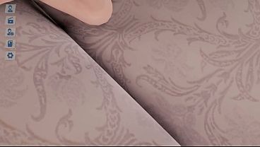Image Leon's two-meter dick barely penetrates Ashley's innocent ass. 3D Hentai