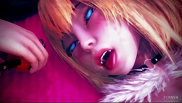 Image Meet the Twins Lesbian close-up pussy eating & nipple licking