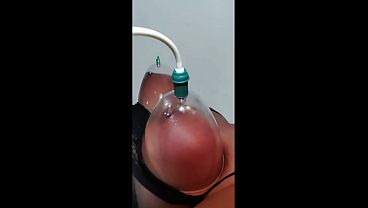 Image Trans pumps up and cums