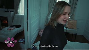 Image Step Mom Catches Step Dad Cumming Inside Step Daughter Amber Kawaii and Fucks Hard in Shared Bed