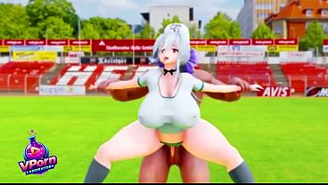 Image intense pleasure on the football field